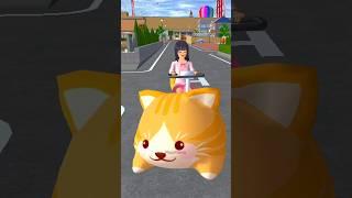 NEW MIO RIDE IN CAT-CART#sakuraschoolsimulator #เกมซากุระ #sakura