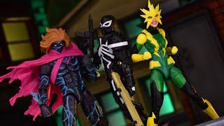 Marvel Legends Series Agent Venom, Kaine, Electro Triple Video