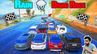 Powerful Indian SUVs Extreme Rain Drag Race GTA 5