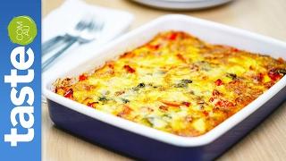 Easy oven-baked frittata | taste.com.au