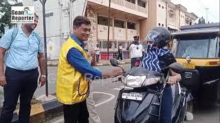 Goan Reporter News: Road Safety awareness held at Navelim