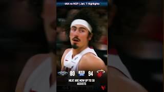 Heat vs Pelicans | Jan. 1, 2025 NBA Highlights