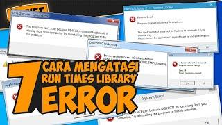 7 Cara Mengatasi Runtimes Library Error (DirectX/Microsoft Visual C++/Do Net Framework)