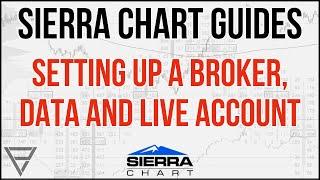 Sierra Chart Guides - Setting Up a Broker, Data, Live Account and Costs