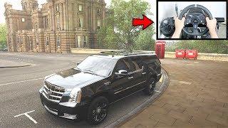 Forza Horizon 4 Cadillac Escalade (Logitech G920 Steering Wheel + Shifter) Gameplay