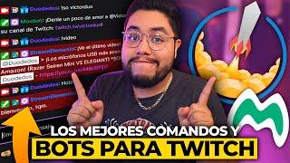 ¡Los mejores comandos y BOTS para tu canal de Twitch! (Tutorial Streamelements y  Moobot) - Duodedos