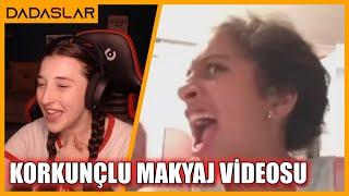 Pqueen - Şiddet ile Biten Makyaj Videosunu İzliyor !