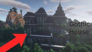 How To Build A Gothic/Haunted House In Minecraft! | Block For Block Tutorial