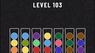 Ball Sort Puzzle Level 103 #ballsortpuzzle #ballsortpuzzlegameplay #puzzlegame #mobilegames