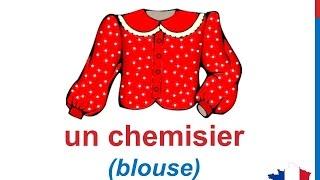 French Lesson 34 - CLOTHES in French CLOTHING Vocabulary - Les vêtements les habits Ropa en francés