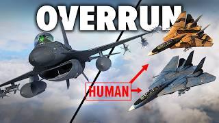 F-16 Viper Fights 2 F-14 Tomcats With Human Pilots | DCS World