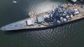 DJI Phantom 3 - Braga Bridge, Battleship Cove, Fall River MA