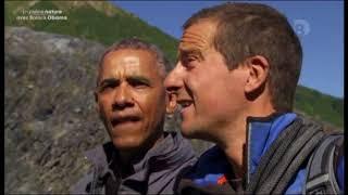 Barack Obama and Bear Grylls vs wild (French)