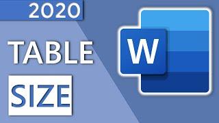 How to EXACTLY Change the Table Size in Word (row height, column width) in 1 MINUTE