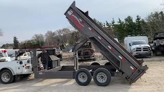 2014 Liberty "TravAlong" 7' x 20' T/A Gooseneck Dump Trailer
