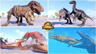 Some of The Most Favorite Dinosaur & Reptiles Animations Part 1  Jurassic World Evolution 2 - JWE