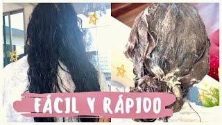 Como quitar un tinte oscuro del cabello en casa | Como aclarar el cabello dos tonos