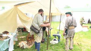 Folks traveled all the way back to the 18th century to get a glimpse of what life was like