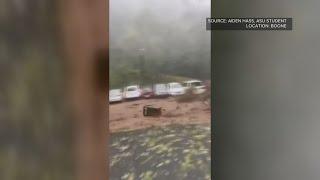 Video: Helene causes crazy flooding across western North Carolina