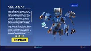 Fortnite Lok-Bot Pack Reactive Skin Save The World (Gameplay/Review)