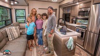 Family of 5 in 37ft. Gooseneck RV w/ all of the Comforts of Home