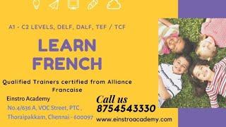 French language training DELF A1 Level - French training institute, Chennai