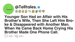 Younger Son Had an Affair with His Brother's Wife, Then She Left Him Bro-ke & Disappeared with...