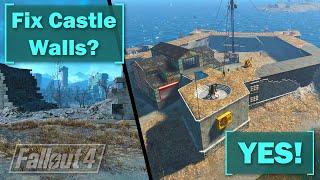 REBUILD CASTLE WALLS EASILY! (Fallout 4 Castle Wall Repair)