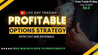 Live Day Trading Options: Made $175 in 10 Minutes Trading SPY | Simple Strategy 48% Gain | June 14