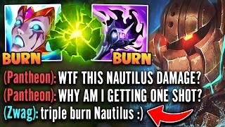 THIS PANTHEON WAS NOT READY FOR TRIPLE BURN NAUTILUS TOP! (HE WAS SO TILTED LOL)