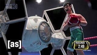 Star Wars TIE Fighter vs. Thai Fighter | Robot Chicken | Adult Swim