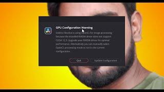 GPU Configuration Warning Davinci Resolve 19 SOLVED in Hindi | Ramkishun