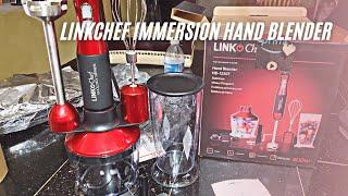 LINKChef 4-in-1 Immersion Hand Blender (HB-1230T) Review & Instructions Manual