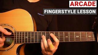 Duncan Laurence - Arcade (Loving You Is A Losing Game) | Fingerstyle Guitar Lesson (Tutorial)