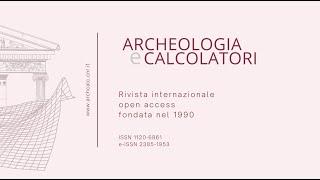 Archeologia e Calcolatori in a nutshell