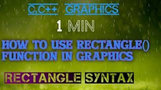 How to draw a rectangle or square in c programming||Graphics in C/C++|| By TECHNICAL GOLD