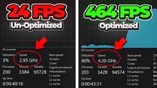 How To Optimize CPU/Processor For Gaming in 2025!  (Boost FPS & Fix Stutters)