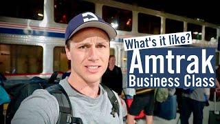 24 hrs in Amtrak BUSINESS CLASS - San Francisco to Seattle Coast Starlight