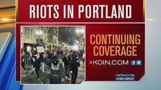Day after Portland riot KOIN 6 News at 4 PM