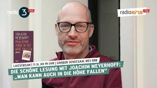 Die schöne Lesung mit Joachim Meyerhoff „Man kann auch in die Höhe fallen"