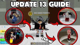 BLOX FRUITS UPDATE 13 GUIDE ALL LOCATIONS/HOW TO GET NEW SWORD AND FIGHTING STYLE