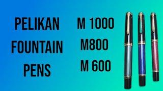 Pelikan M1000 M800 M600 comparison electronics and gadgets