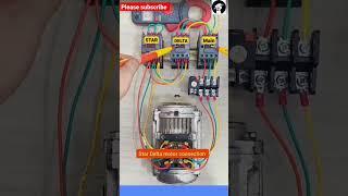 Star Delta Reduce Voltage Motor Starter #shorts #viral #motorcontrol