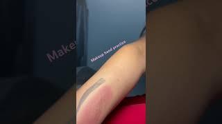 Makeup practice session on hand  makeup #youtube #shortsvideo #courses #salon #practice#certified
