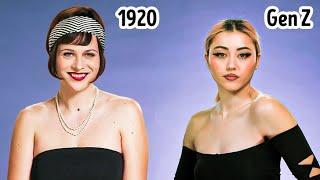 Women's Makeup Throughout the Years | Millenial vs Gen Z