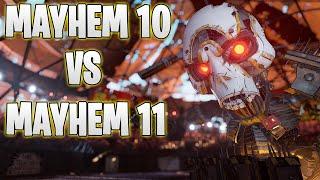 Mayhem 10 VS Mayhem 11 Drop Rates Comparison! 500 Kills On Agonizer 9000 (Borderlands 3)