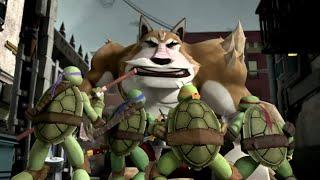 TMNT Turtles VS Dogpound First Fight