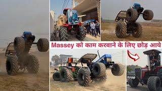 आज तो  first time New Holland 3630 किया Stunt || Tochan king Vs New Holland 3630 tractor tochan