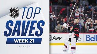 Best NHL Saves of Week 21 | 2024-25 Highlights