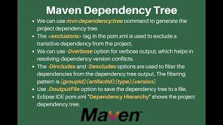 How does Maven handle conflicts between dependencies?